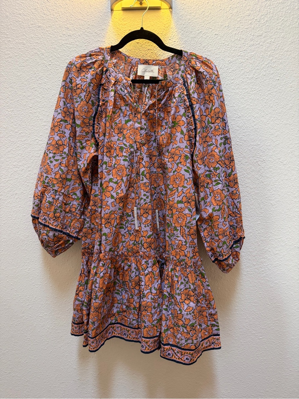 $228 MSRP Cleobella Jaclyn Mini Dress in Asilah Print Medium, will fit Large - Picture 3 of 9